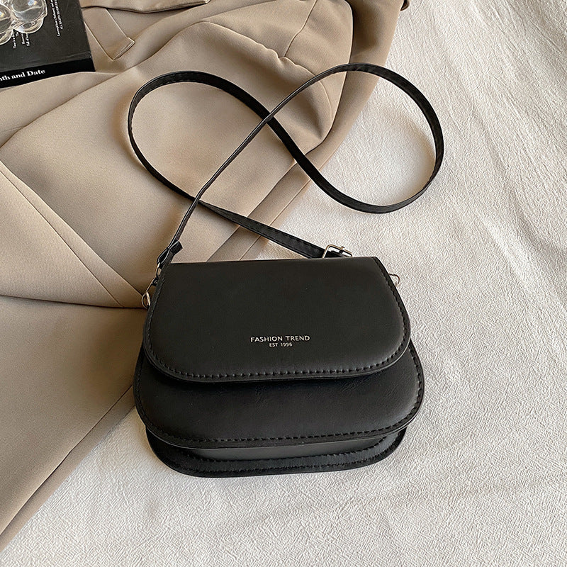 Simple Messenger Bag Stitching Design Daily Commuter's All-Matching Fashion Small Square Bag