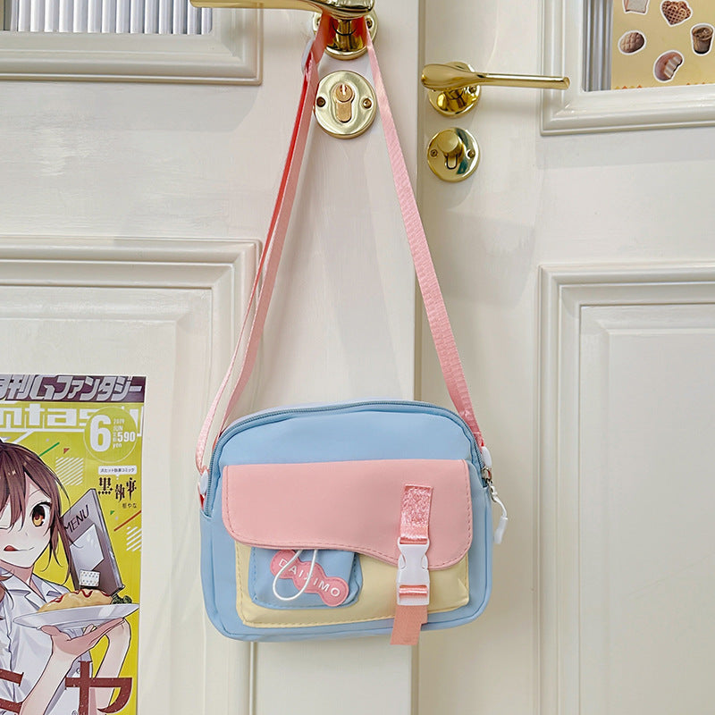 Women's Cross-Body Bag Small Square Bag Soft Nylon
