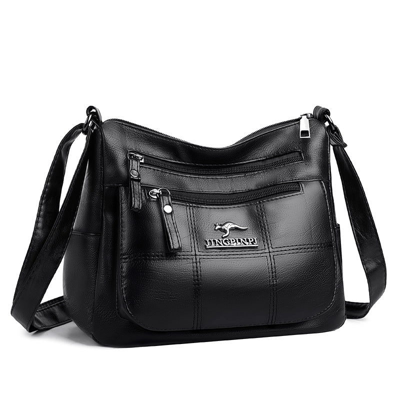 Bag Women's Messenger Bag New Multi-Layer Mother Bag Large Capacity Shoulder Bag