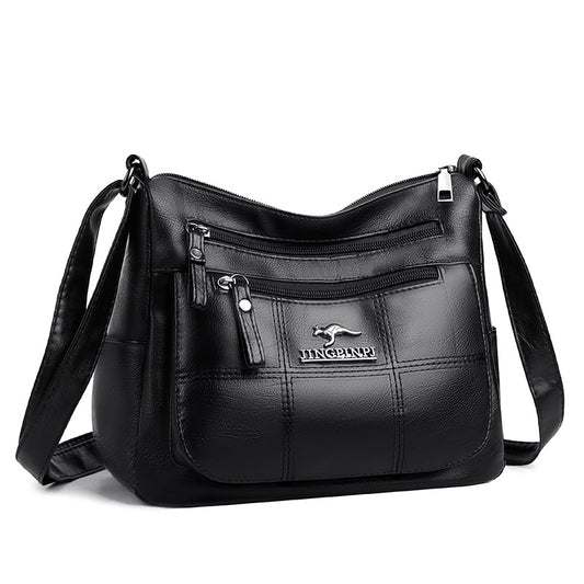 Bag Women's Messenger Bag New Multi-Layer Mother Bag Large Capacity Shoulder Bag