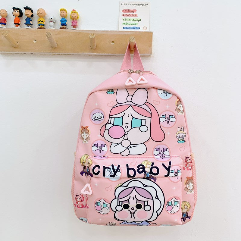 Cartoon Creative Crying Baby Children's Schoolbag Backpack Large Capacity Lightweight Primary School Student Kindergarten Backpack