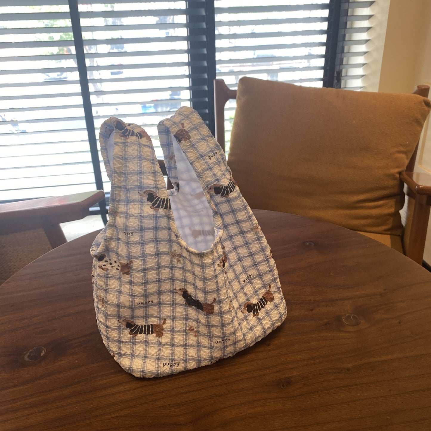 Cute Plaid Women's Tote Fashion Casual Shoulder Bag Large Capacity