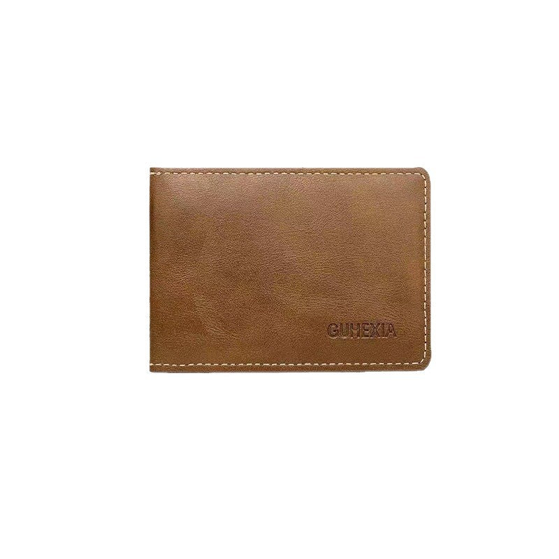 Retro Leather Driving License Leather Case Men's Multi-Functional Certificate Card Holder Motor Vehicle Card Holder Ultra-Thin Driving License Clip