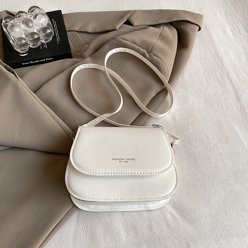 Simple Messenger Bag Stitching Design Daily Commuter's All-Matching Fashion Small Square Bag