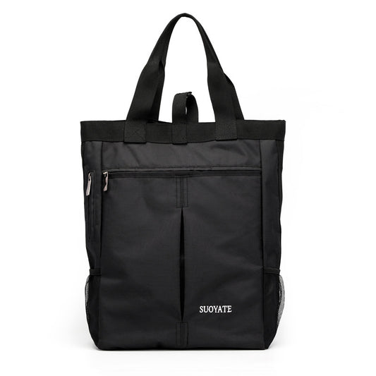 New Men's Handbag Casual and Lightweight Nylon Waterproof Hand Carrying College Students Bag