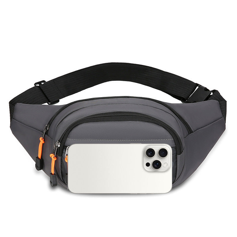 New Exercise Belt Bag Men's Outdoor Multifunctional Chest Bag Waterproof and Hard-Wearing Large Capacity Cash Bags