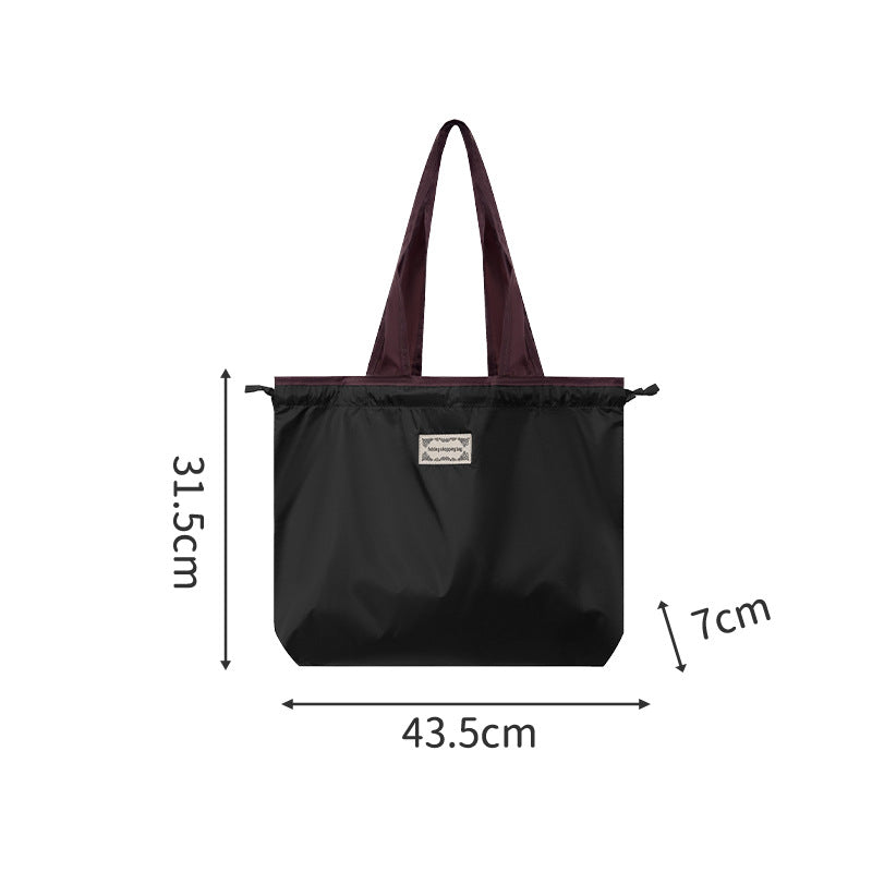 Foldable Shopping Bag Portable Supermarket Eco-friendly Bag Fashion Portable Grocery Bag Eco-friendly Shopping Handbag
