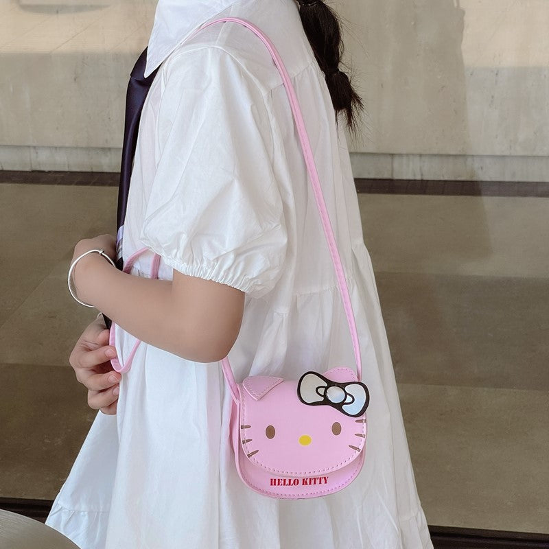 Japanese Style Cartoon Cute Mini Bag Children's Crossbody Lipstick Coin Purse Cat