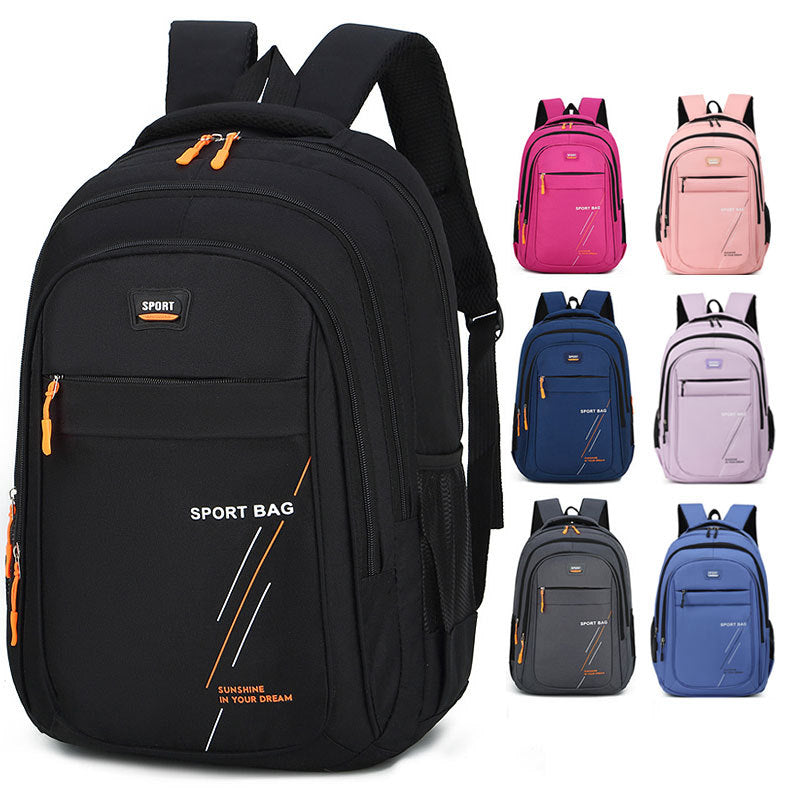 Men's Women's Backpack Large Capacity Travel Business Backpack Belt Computer Compartment Student Schoolbag
