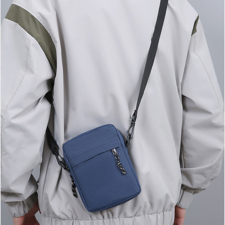 2025 New Fashion Minimalist Crossbody Bag for Men and Women, Casual Pure Color Phone Sling Bag withײɫ Design, Perfect for Daily Wear and Sports