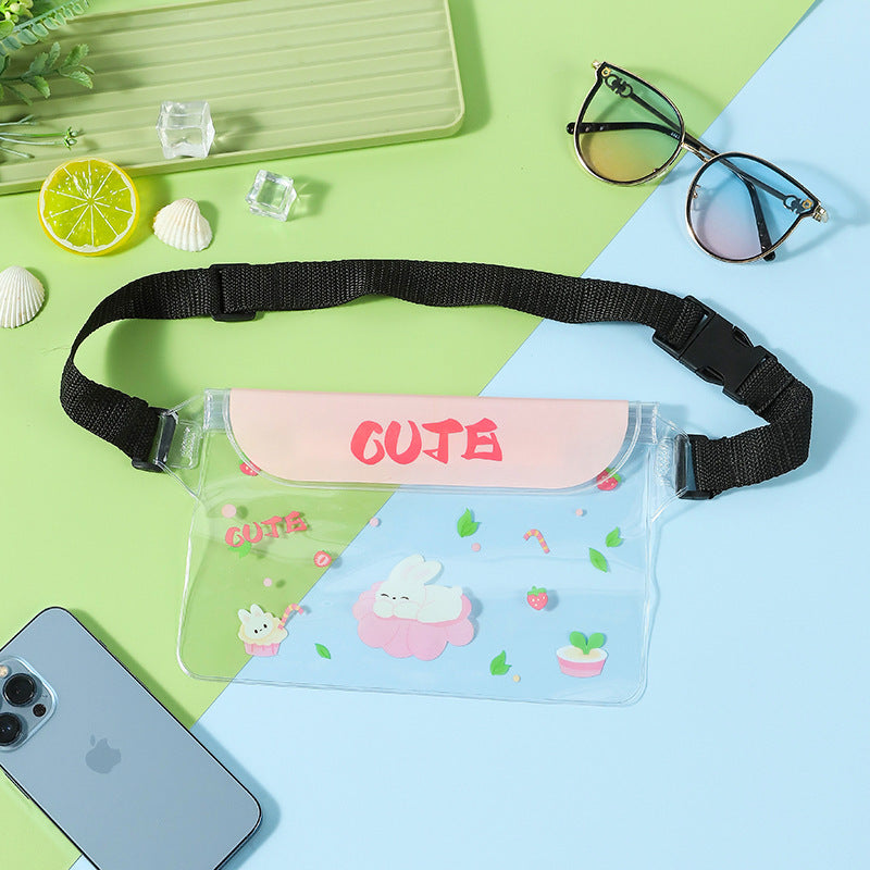 Three-Layer Sealed Transparent Mobile Phone Waterproof Bag Suitable for Swimming Mountaineering Beach Outdoor Sports