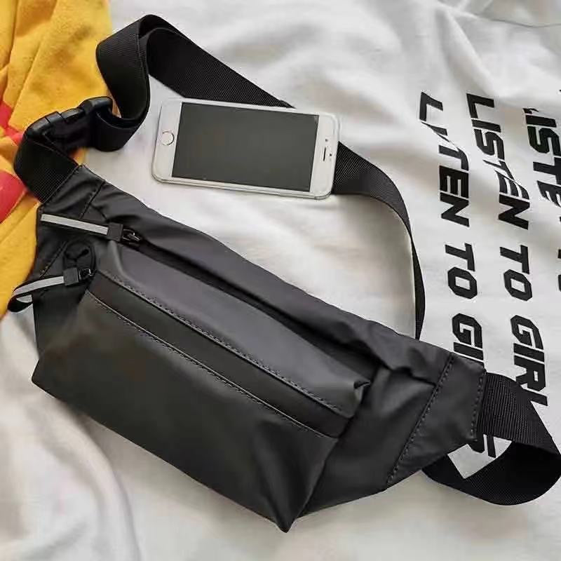 Fashionable Men's Waist Bag with PU Leather, Durable Design for Outdoor Travel and Casual Wear