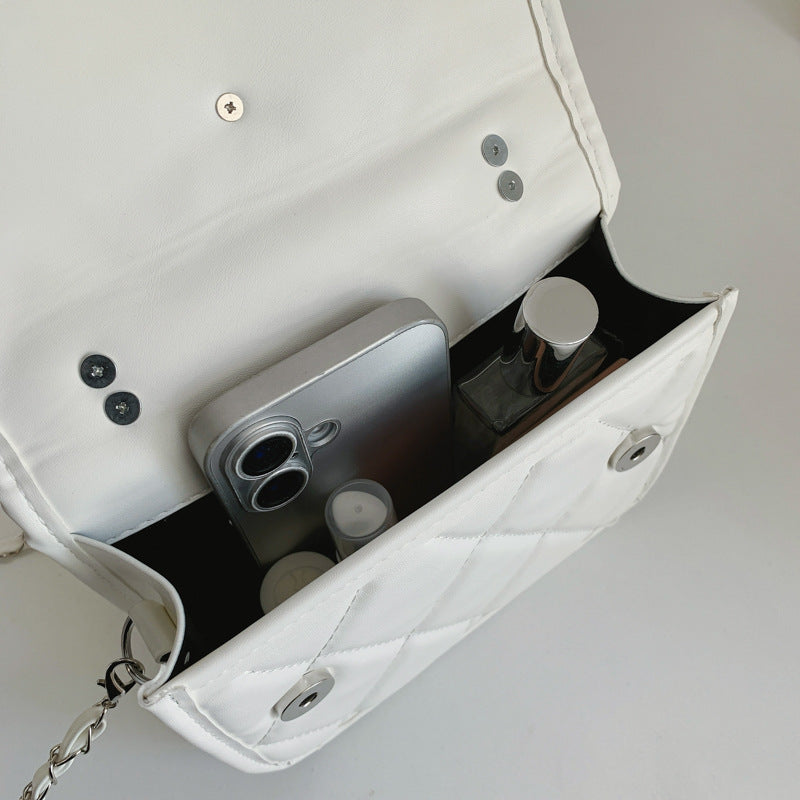 Fashion Mini Chain Messenger Bag Female Cute Cat Casual All-Match Daily Shoulder Bag
