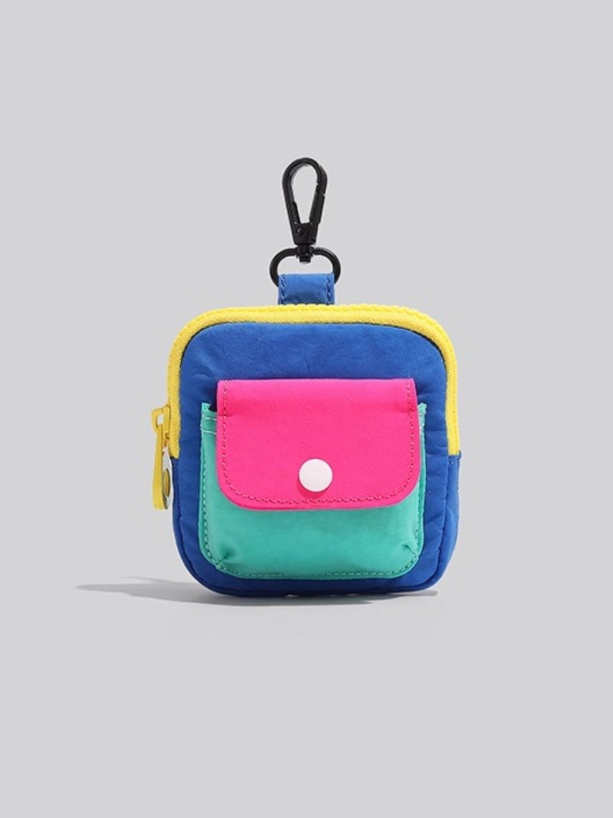 Contrast Color Mini-Portable Storage Bag Female Small Saddle Bag Bluetooth Headset Lipstick Coin Change Jacket