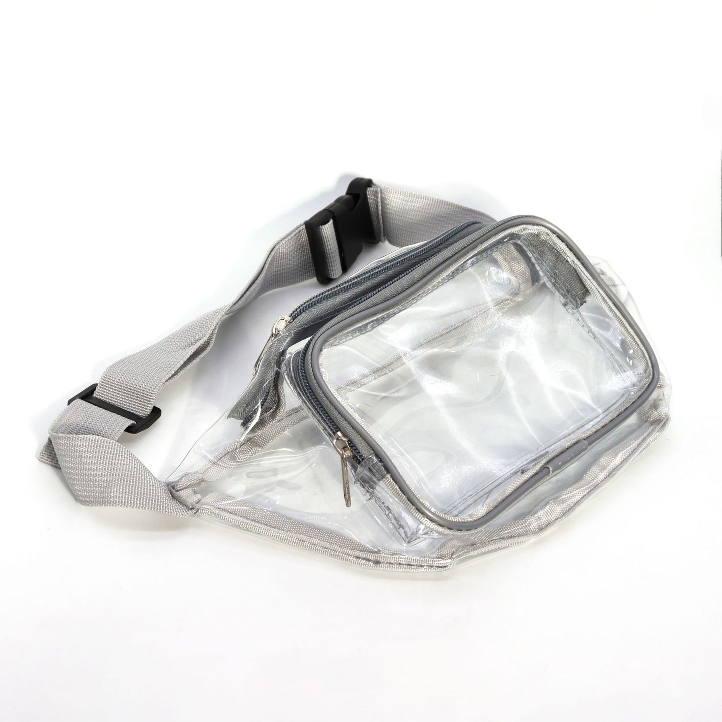 Transparent PVC Waist Bag Workout Waterproof Storage Bag Crossbody Sports Outdoor Running Pouch Travel