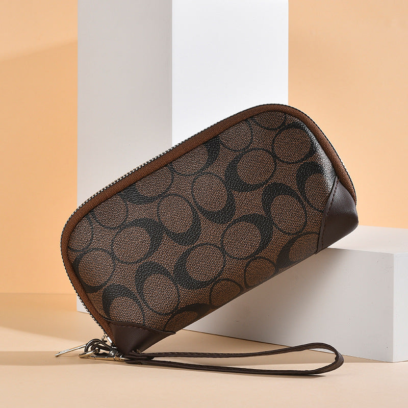 Women's Wallet New Classic Oval Printed Presbyopic Women's Elegant European and American Retro Handbag