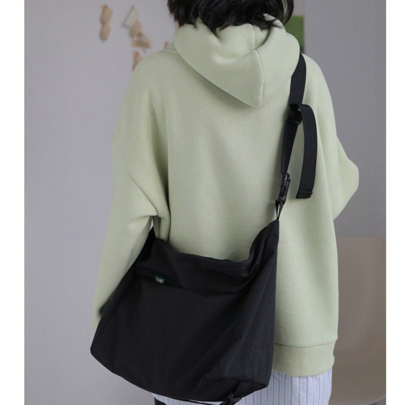 Shoulder Bag Japanese Style Trendy Casual All-Matching Crossbody Bag for Men School Bag