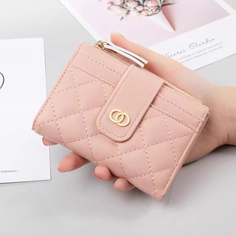 Classic Women's Real Soft Leather Wallet Fashion Solid Color Card Holder Multiple Card Slots Multifunctional Wallet Certificate Card Holder