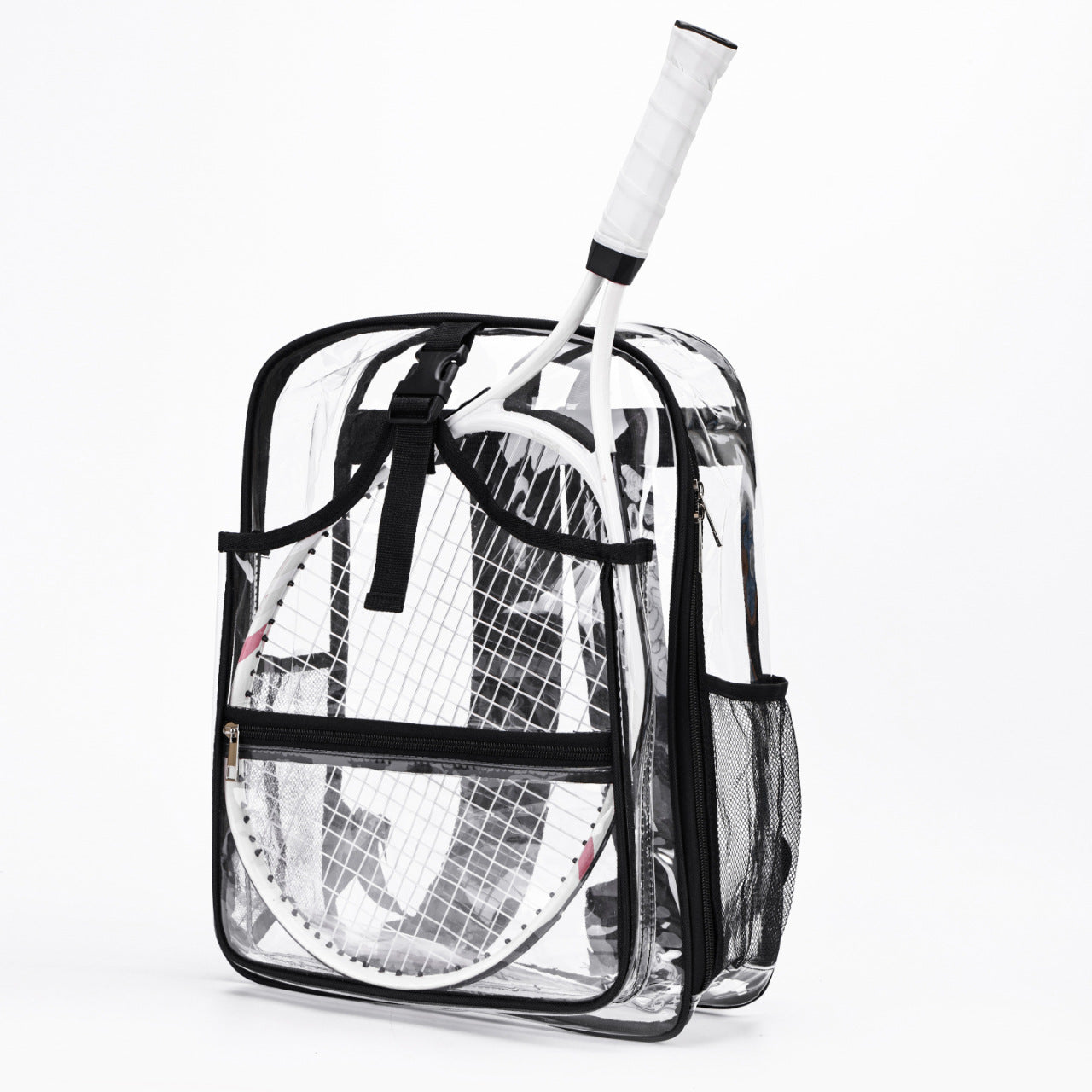 Transparent Bag PVC Backpack Women's Large-Capacity Backpack Men's New School Bag Waterproof Simple Travel Storage Bag