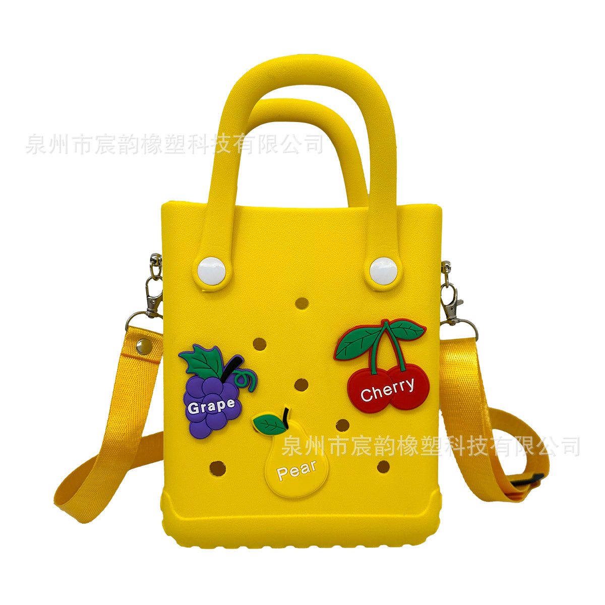Eva Shoulder Strap New Jelly Bag Hole Basket Cute Mini Beach Storage Bag
