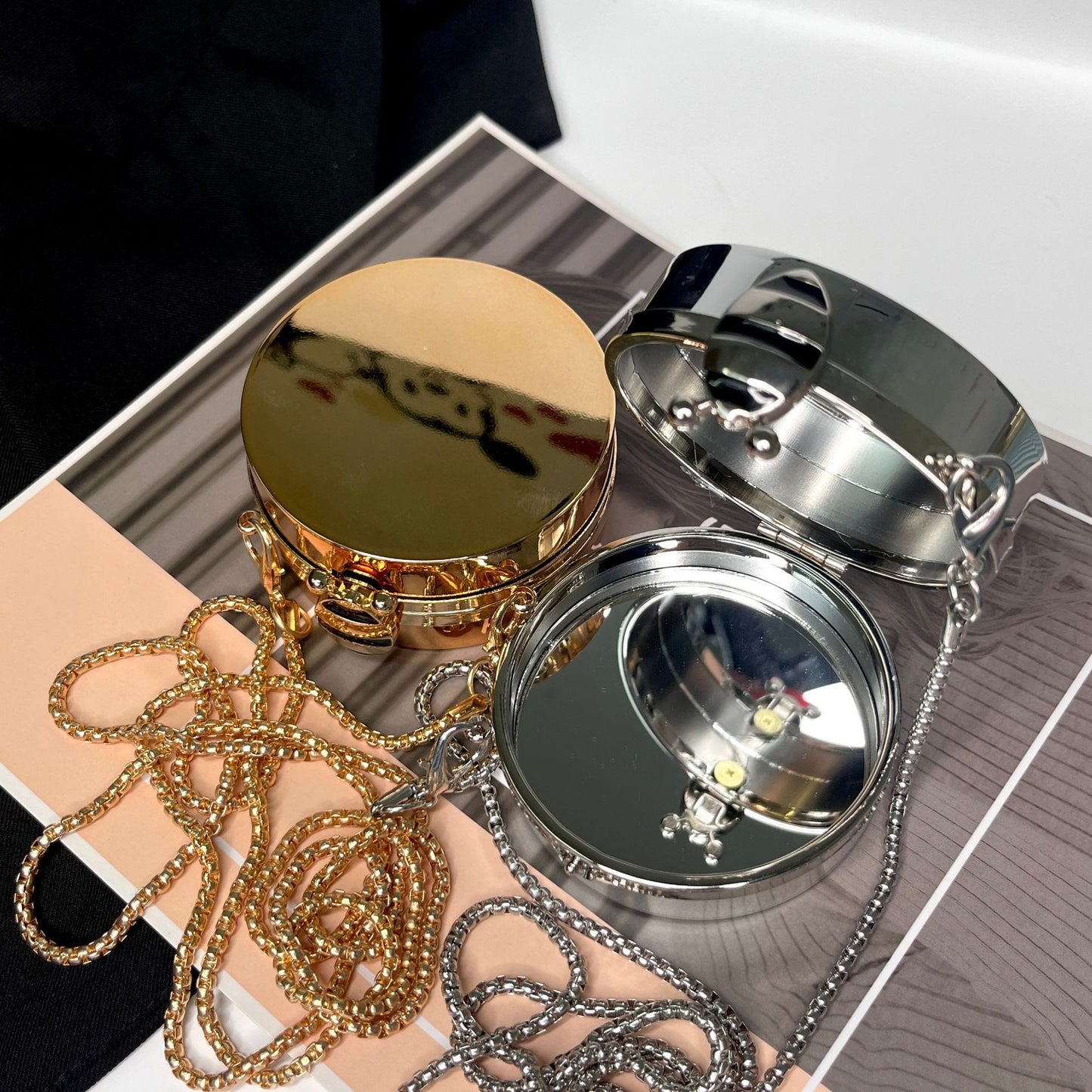 Personalized Mini Acrylic Small round Biscuit Small Bag Girl's Fashion All-Match Shoulder Crossbody Accessory Bag