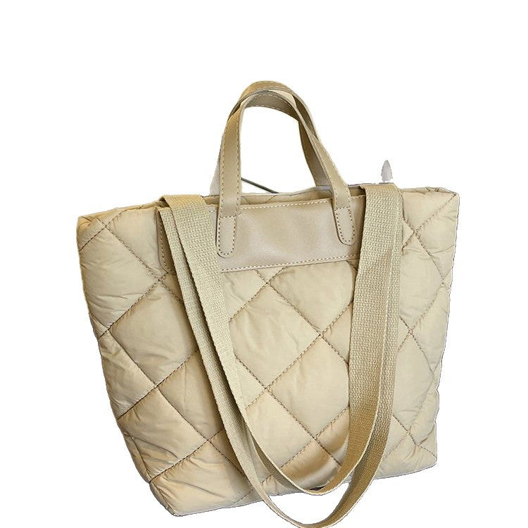 Cotton Coat Bag Korean Style Portable Tote Bag Women's Large Capacity Fashion All-Matching New Shoulder Bag