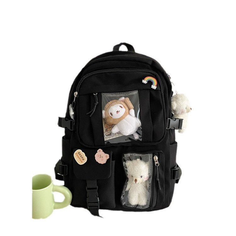Cute Korean Style Backpack Student Everyday Joker Lightweight Backpack