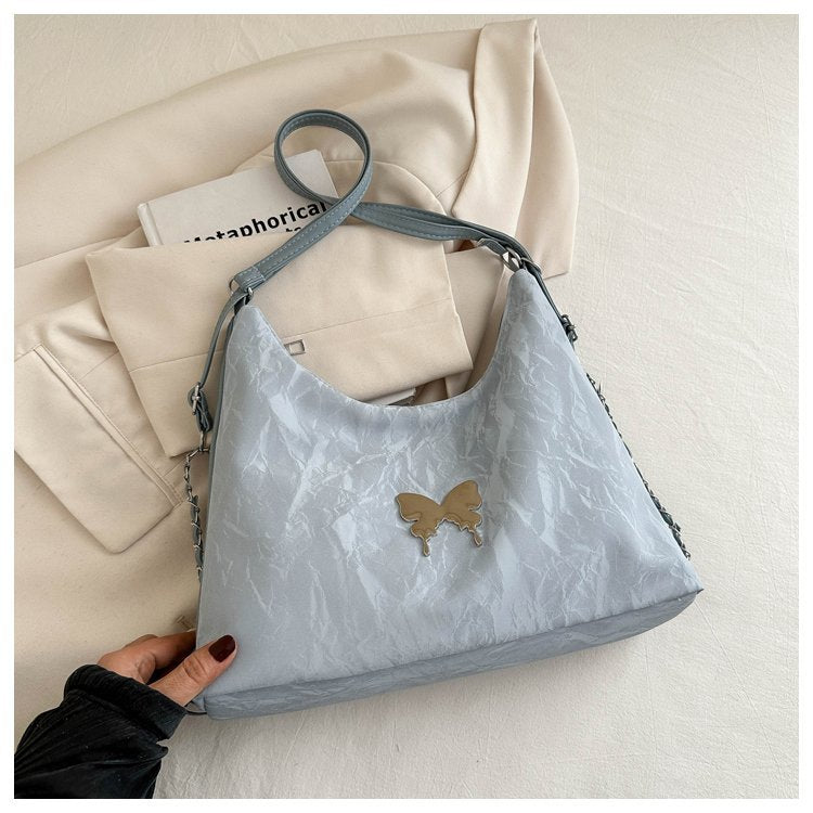 New style women's large capacity totes two shoulders cross-body dual-use design street fashion daily commute school bag for college students