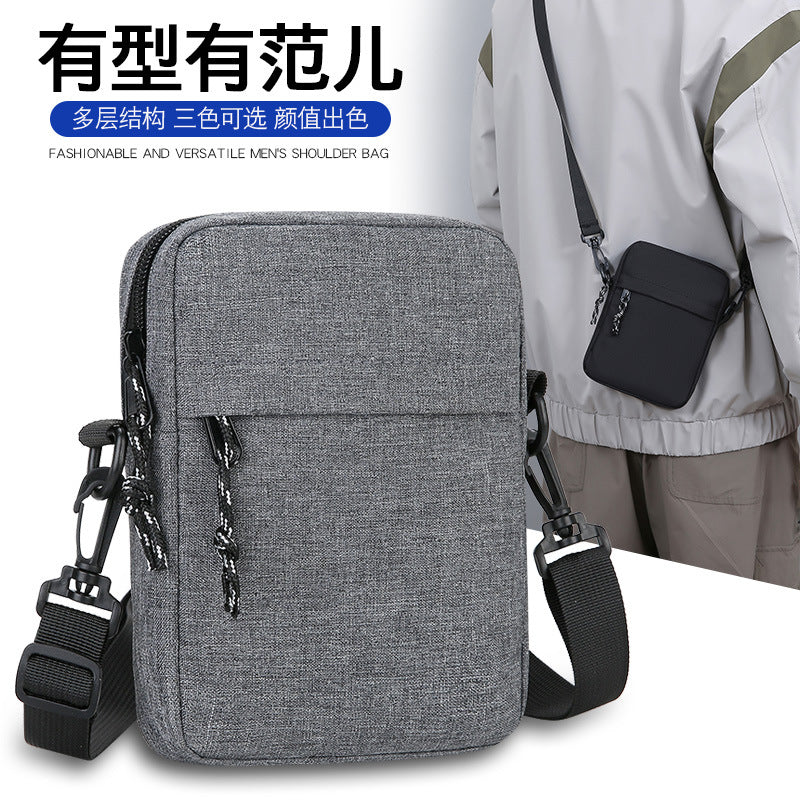 2025 New Fashion Minimalist Crossbody Bag for Men and Women, Casual Pure Color Phone Sling Bag withײɫ Design, Perfect for Daily Wear and Sports