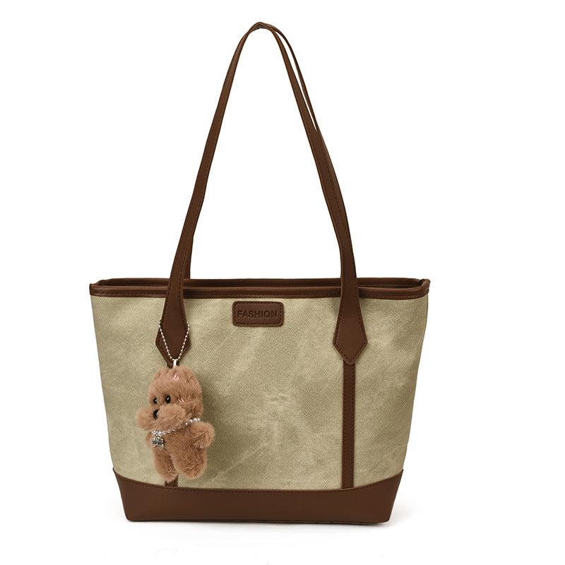 New Good-looking Commuter Bag Women's Western Style Shoulder Bag Fashion Casual Large Capacity Tote Bag