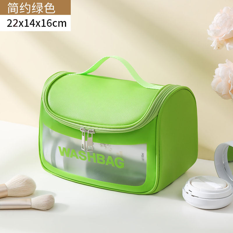 Portable Portable Large Capacity Waterproof Women's Cosmetic Bag Travel Toiletry Bag