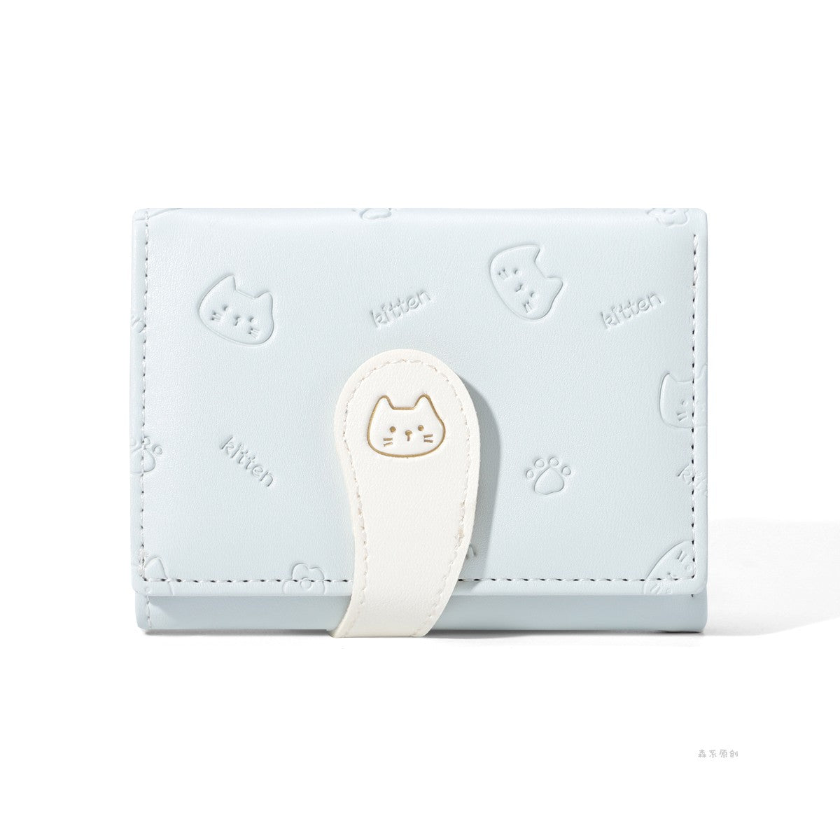 New Simple Cute Refreshing Flower Student Wallet Korean Style Fashion Short Pu Wallets for Women