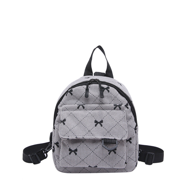 Backpack Sweet Bow New Korean Style Girl Large Capacity Leisure Mini Backpack