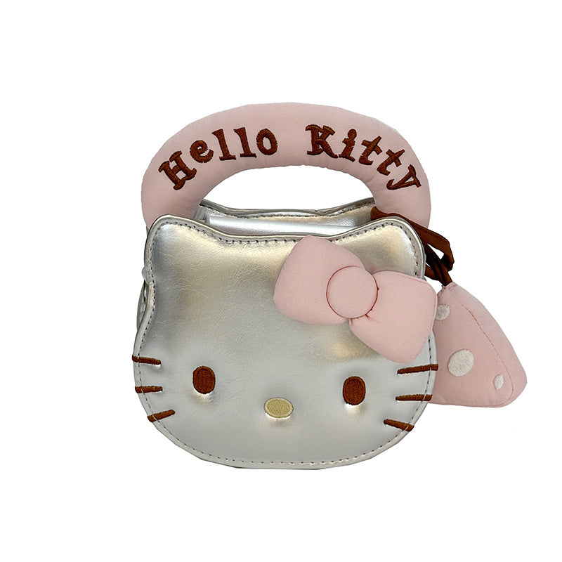KT Mini Crossbody Bag New Cute Cartoon Design Daily Commuter Chain Bag