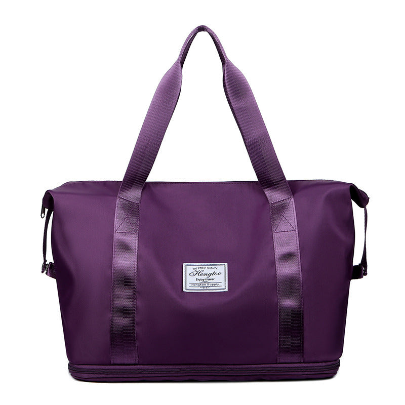Travel Bag Women's Short-Distance Luggage Bag Portable Large Capacity Buggy Bag Foldable and Portable Travel Bags Storage Bag