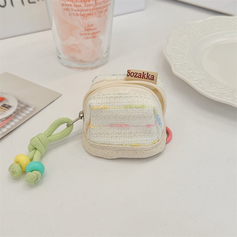 Classic Style Cute Portable Suitable for Apple Wireless Bluetooth Headset Protective Cover Storage Soft Cloth Shell