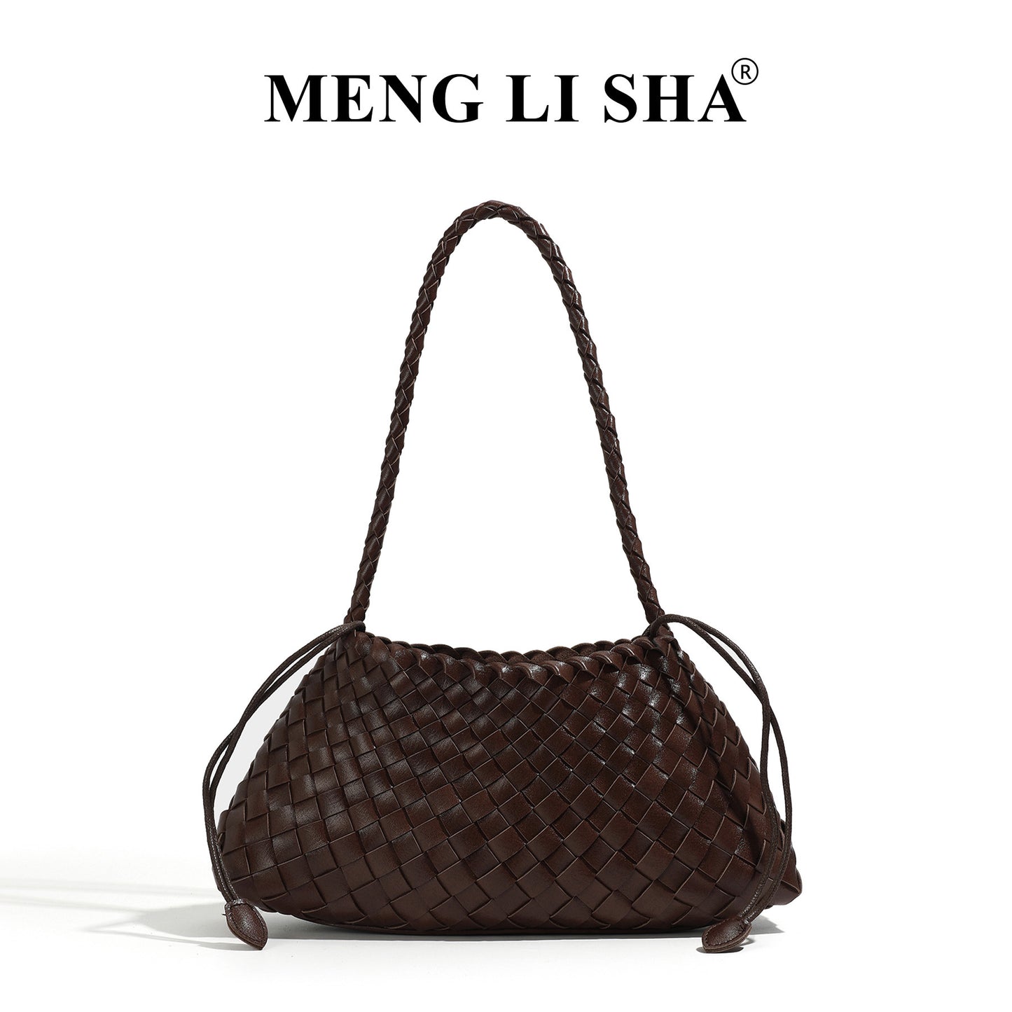 Popular Hand-Woven Bag Women's Fashion Retro Portable Vegetable Basket Bag All-Match Underarm One Shoulder Combination Bags