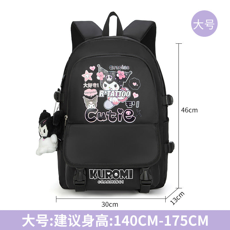 Clow M Joint Name Cute Schoolbag Children Backpack Lightweight Large Capacity Suitable for Primary School Students to Junior High School Students