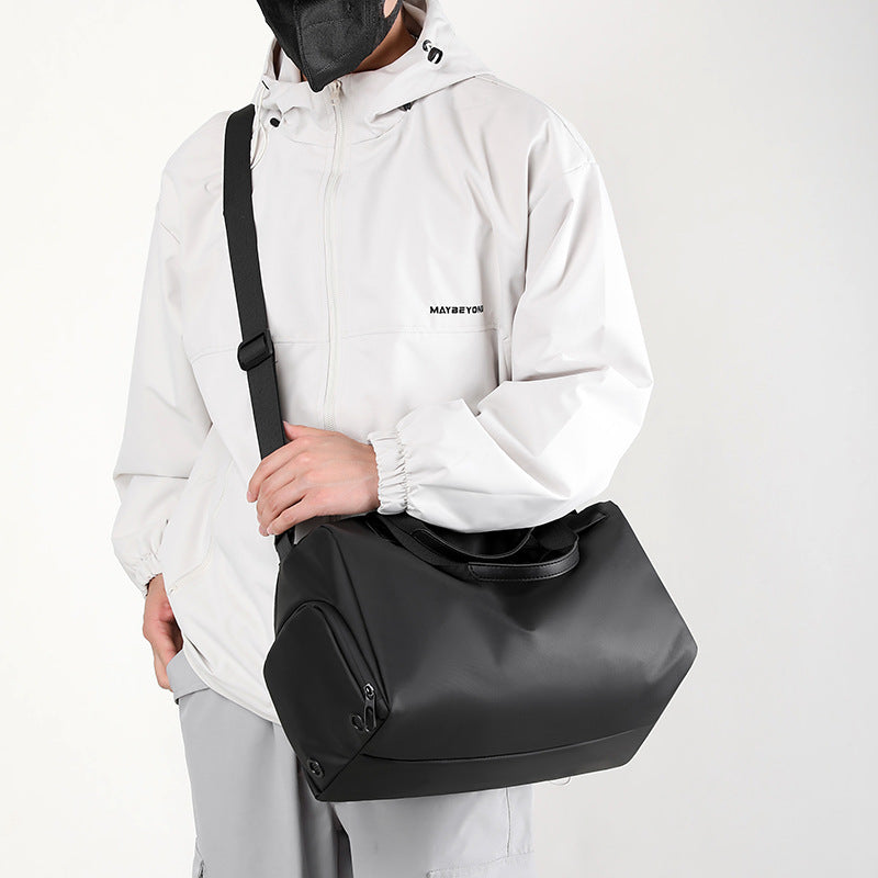 Men's and Women's Sports Gym Bag Large Capacity Dry Wet Separation Swim Bag Short Business Trip Travel Handbag