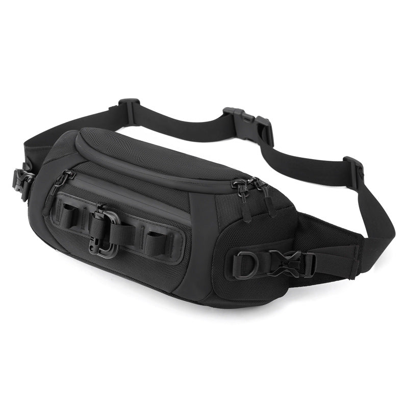 Sports Bag Men's New Mobile Phone Waist Bag Multi-Functional Chest Bag Tactical Fashion Brand Small Chest Bag