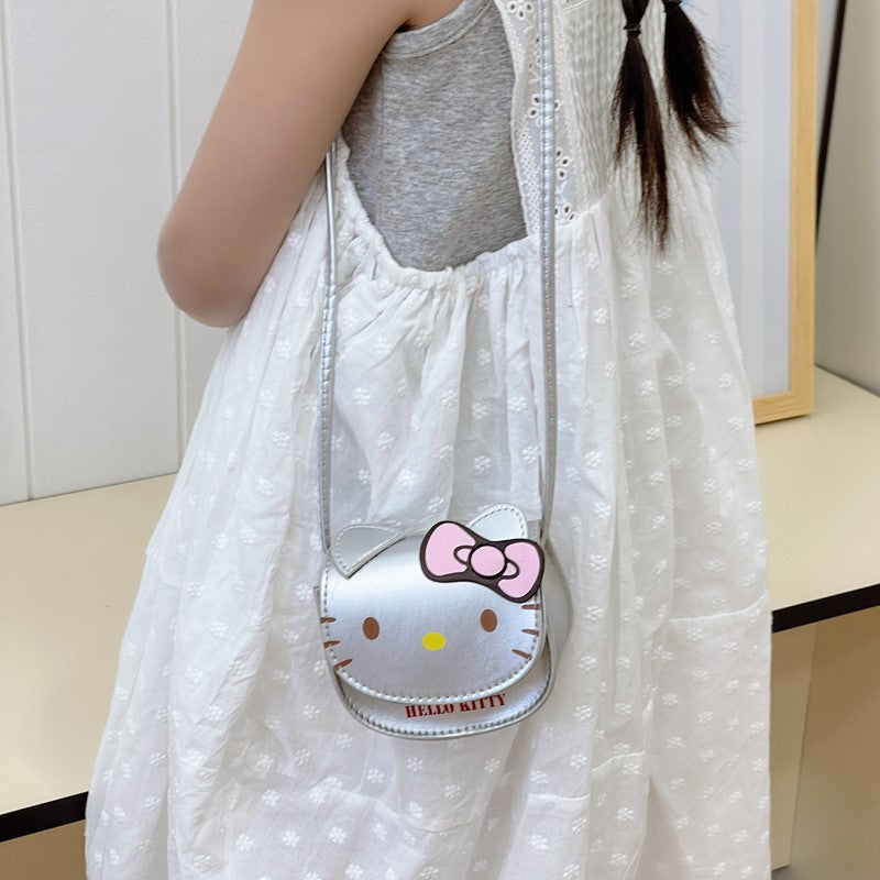 Japanese Style Cartoon Cute Mini Bag Children's Crossbody Lipstick Coin Purse Cat