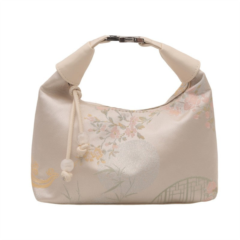 Women's Cross-Body Bag New Chinese Hand Bag New National Style Printed Crossbody Bag Mobile Phone Bag Inner Bag Everyday Joker