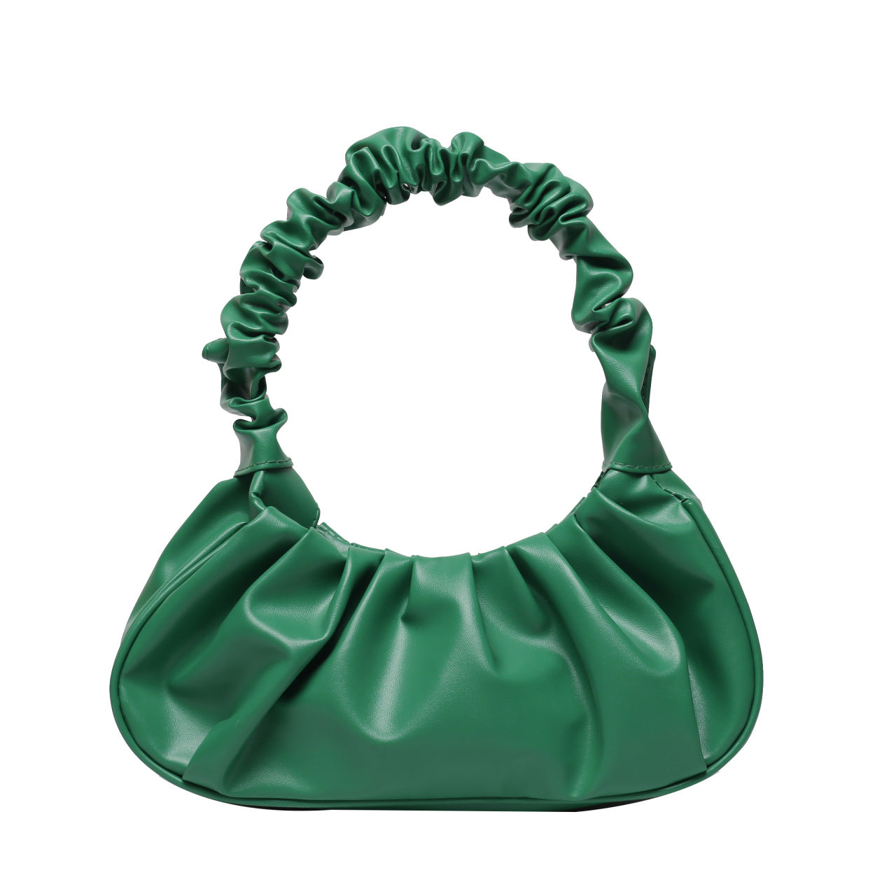 New Pu Pleated Cloud Bag Women's Shoulder Underarm Bag Fashion Trend Everyday Joker Handbag