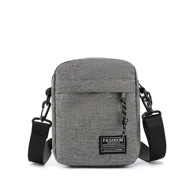 Men's Messenger Bag Mobile Phone Bag Waterproof Ultralight Outdoor Travel Shoulder Bag Urban Simple Style