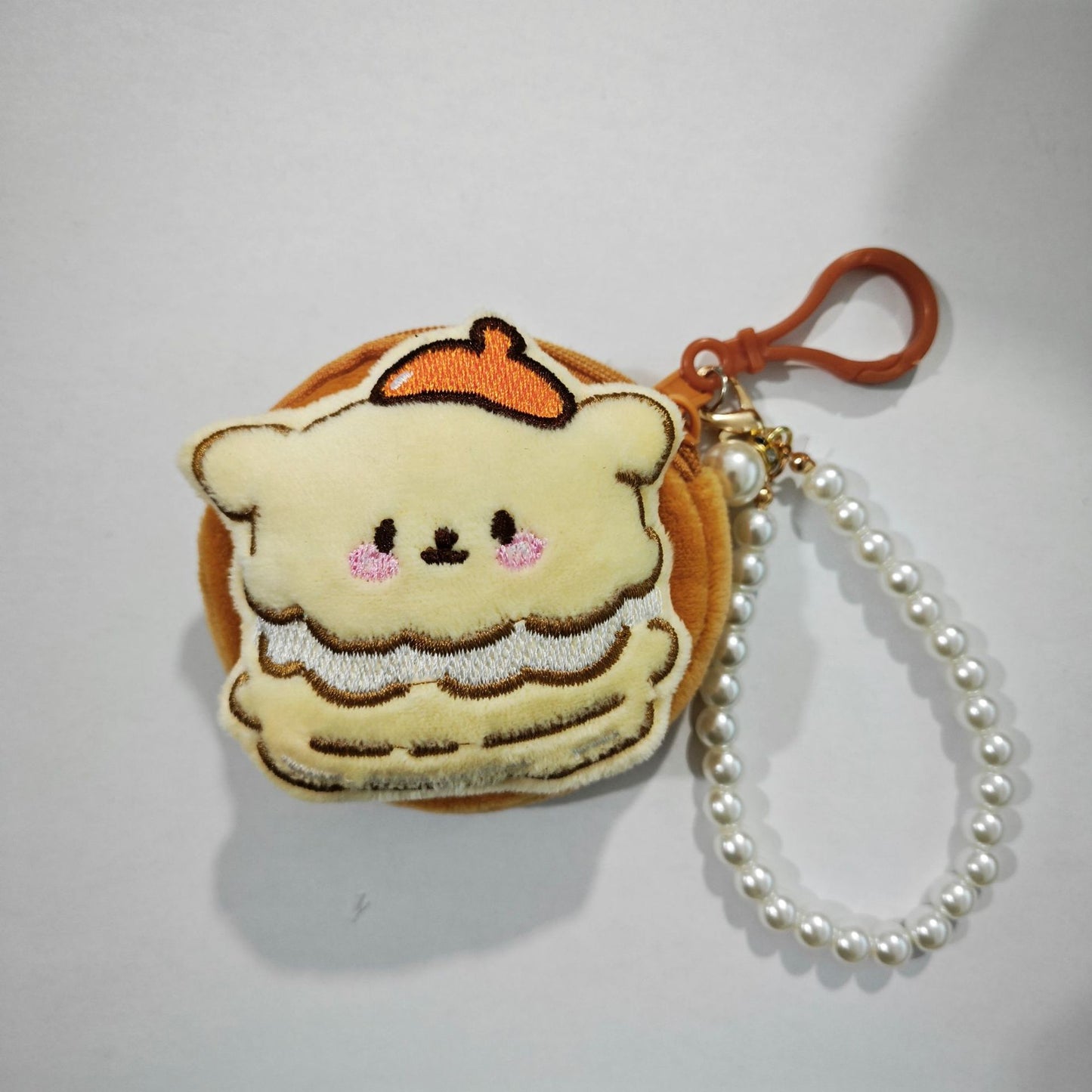 New Cute Cartoon Plush round Coin Purse Colorful round Coin Purse Storage Earphone Bag Small Gift