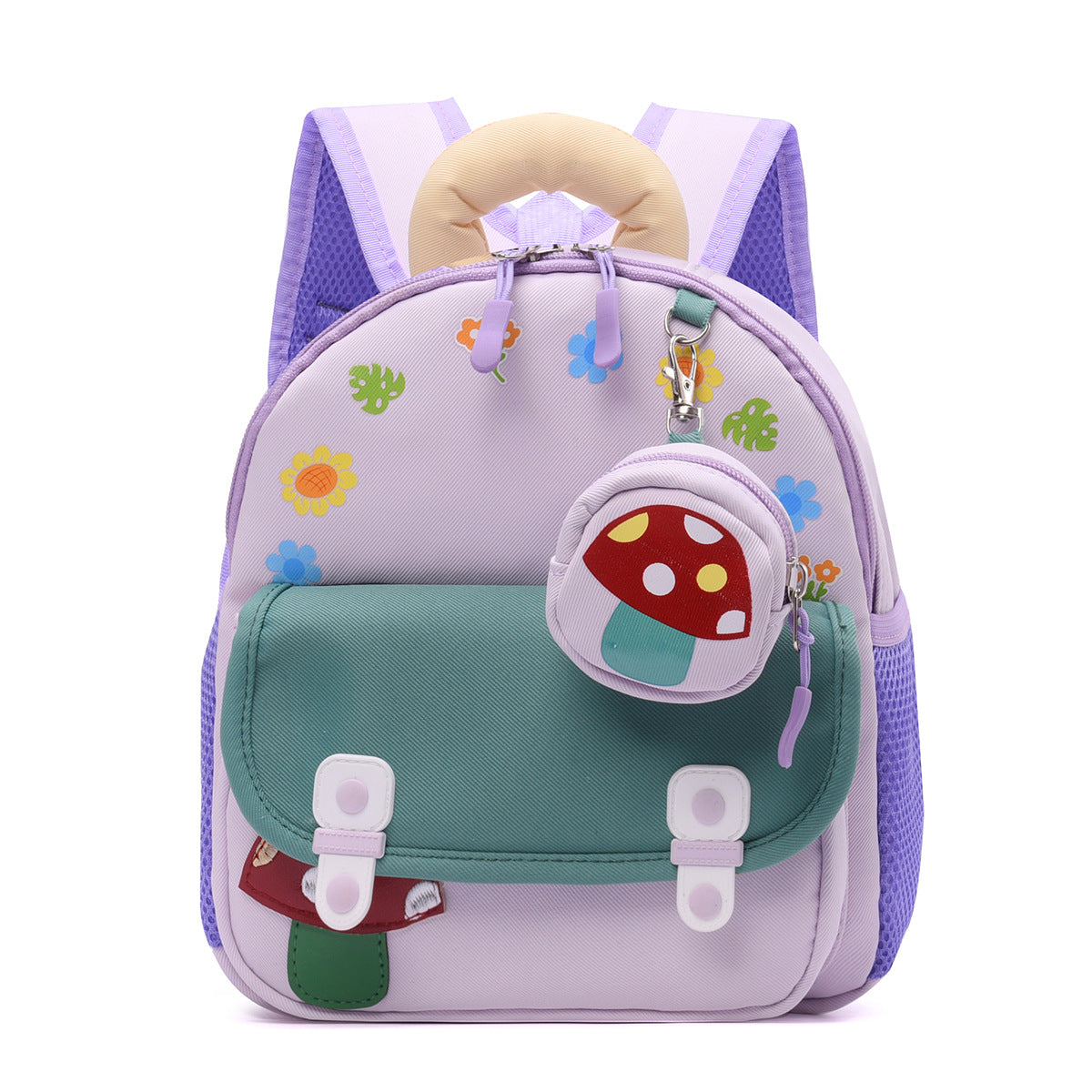 Cute Cartoon Kindergarten Backpack for Kids 3-6 Years Old, Lightweight and Breathable with Fun Design for School