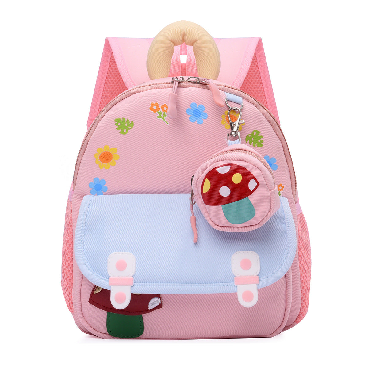 Cute Cartoon Kindergarten Backpack for Kids 3-6 Years Old, Lightweight and Breathable with Fun Design for School