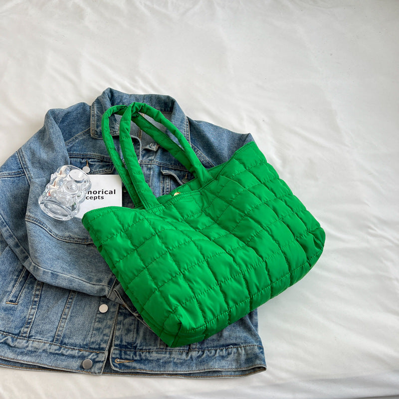 Underarm Bag Women's Fashion Casual Large Capacity New Korean Style Simple Western Style Shoulder Messenger Tote Bag
