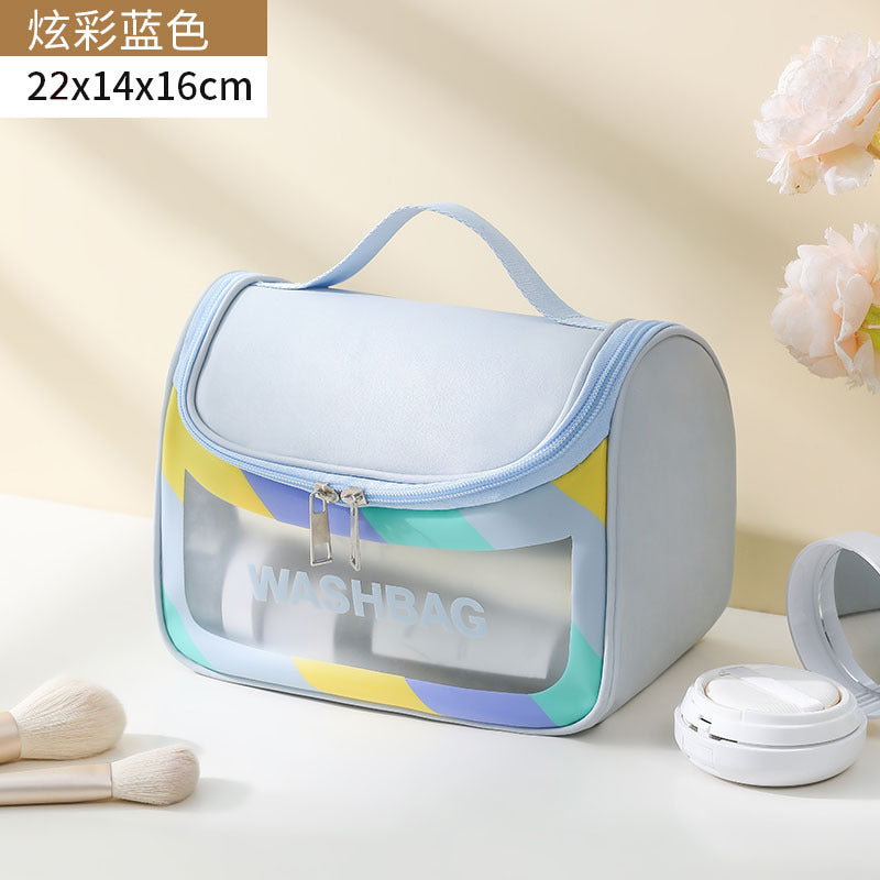 Portable Portable Large Capacity Waterproof Women's Cosmetic Bag Travel Toiletry Bag