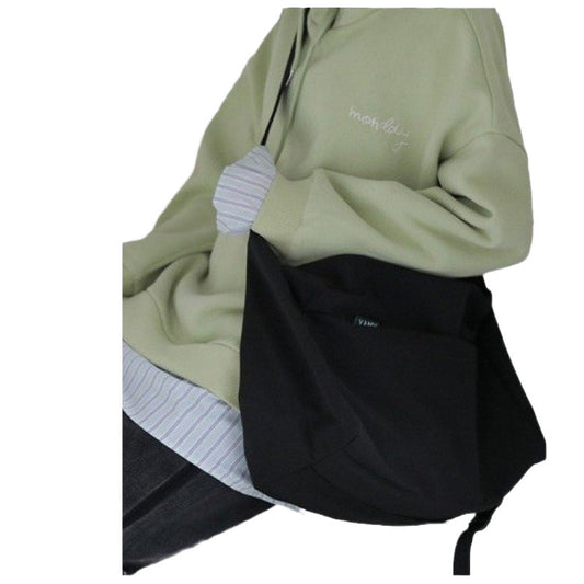 Shoulder Bag Japanese Style Trendy Casual All-Matching Crossbody Bag for Men School Bag